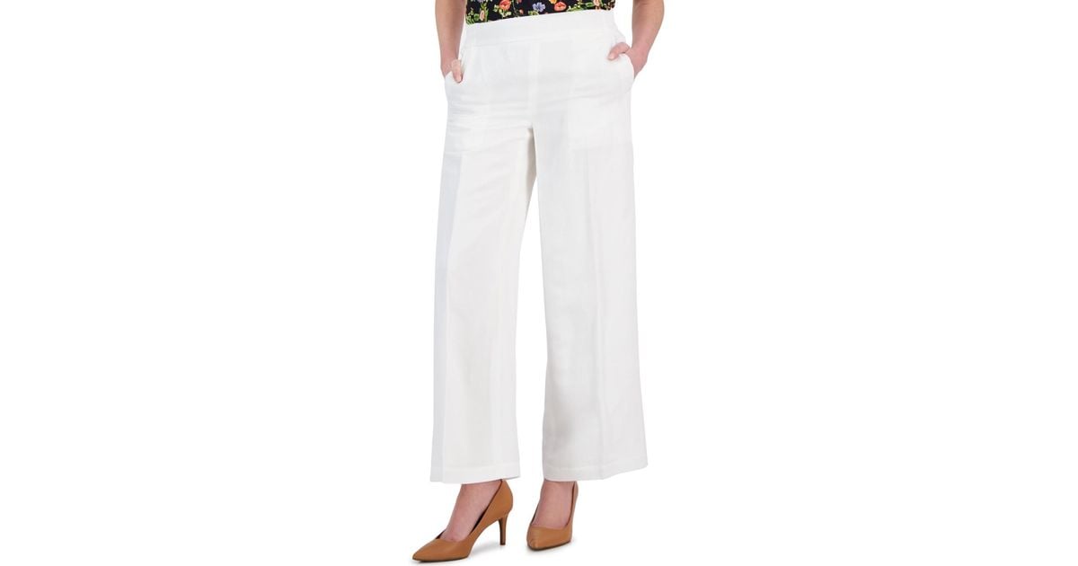 tahari wide leg pants