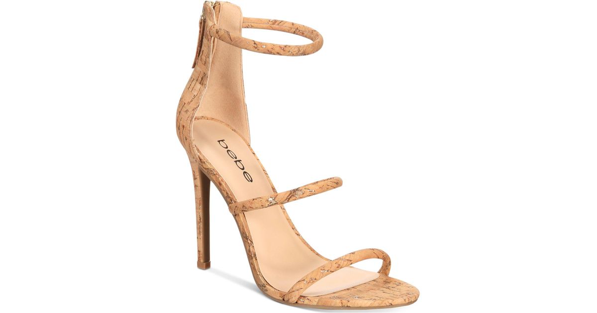 bebe cork heels
