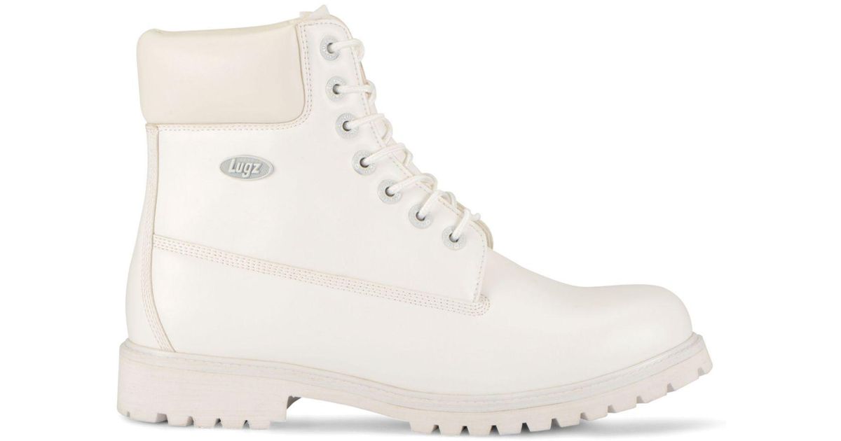 white lugz boots