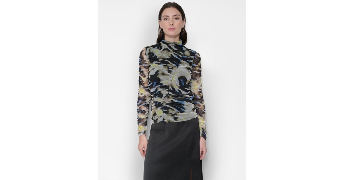 dkny mesh top