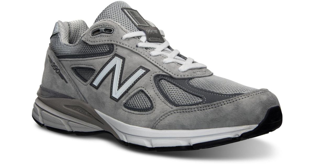 New Balance Suede Men's 990v4 Running Sneakers From Finish Line in Cool ...