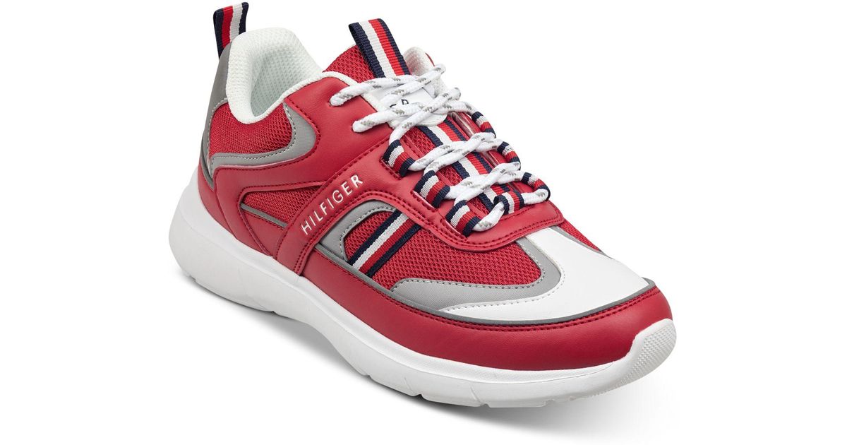 red tommy hilfiger shoes