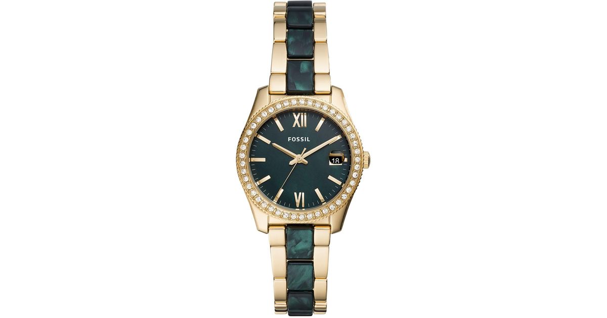 Fossil Scarlette Mini Goldtone 