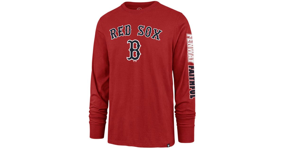 long sleeve red sox shirt