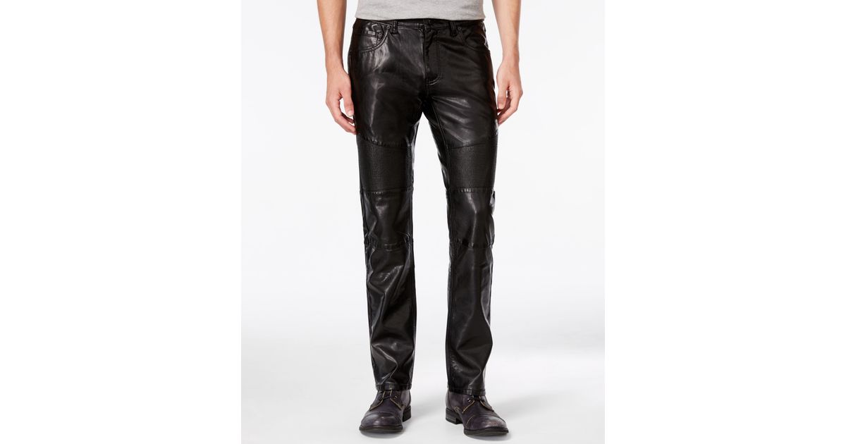 Inc international concepts Men's Slim-fit Faux Leather Pants, Only At ...