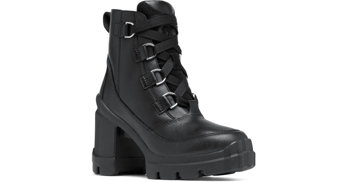 sorel black booties
