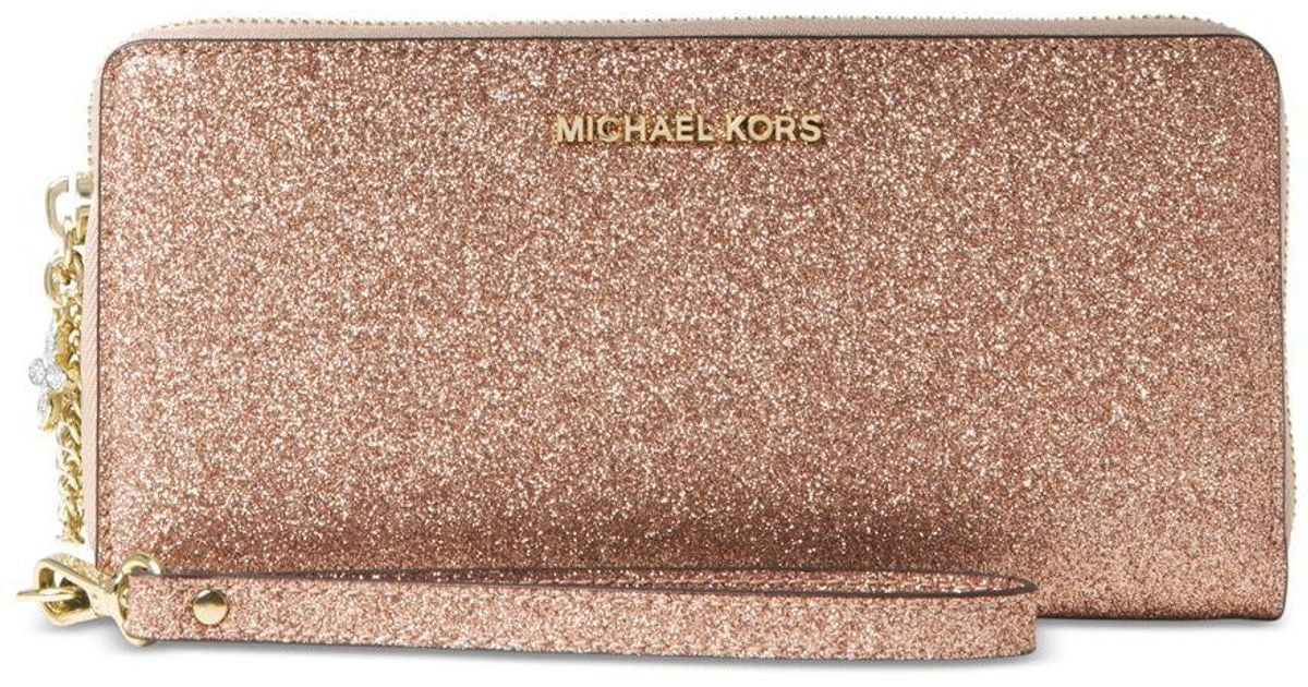 mk rose wallet