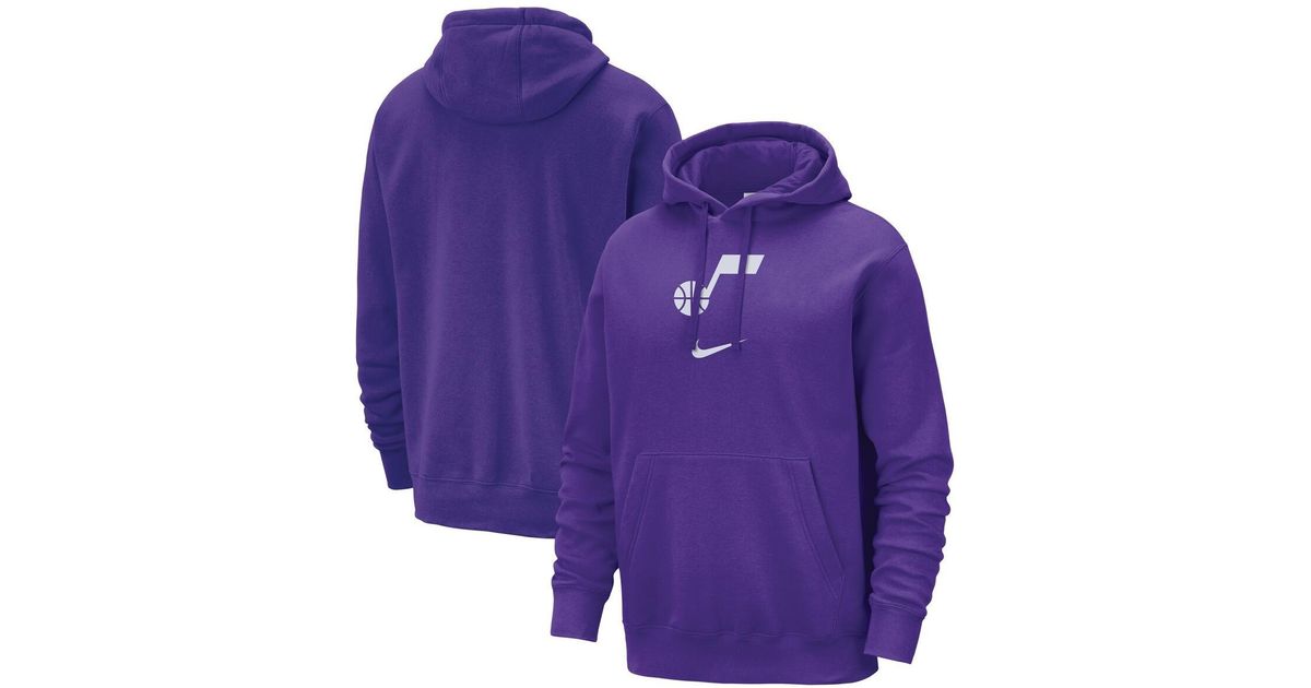 Nike Utah Jazz 2023/24 City Edition Essential Club Pullover Hoodie in