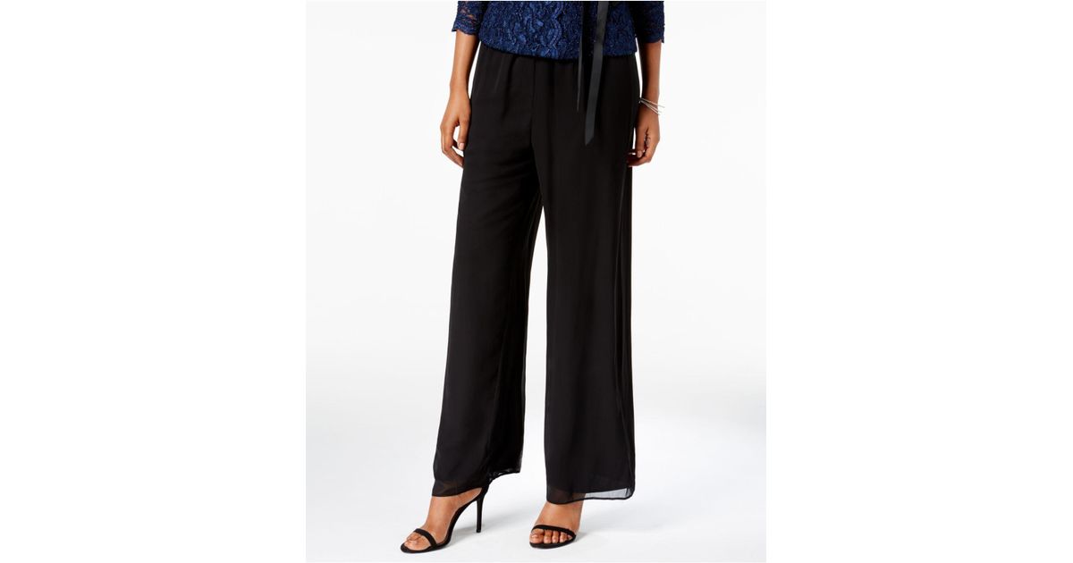 petite chiffon pants