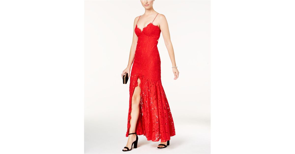 fame and partners red dress