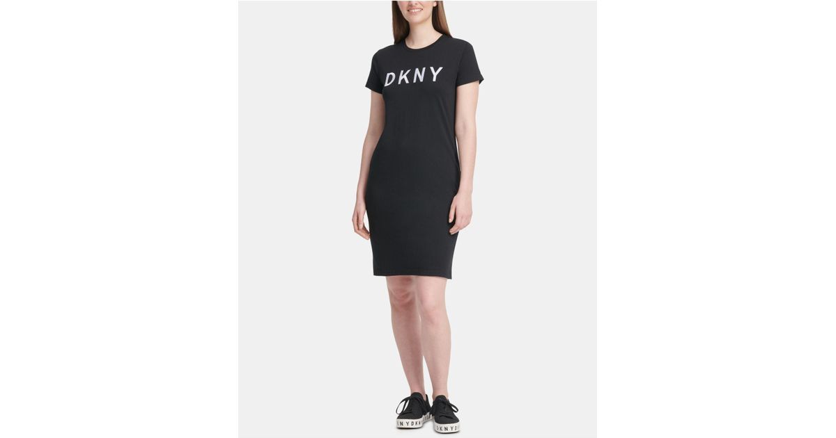 dkny logo dress