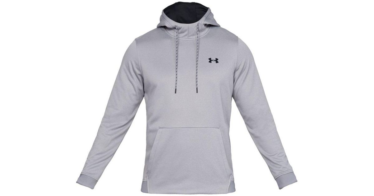 Under Armour Big And Tall Armour Fleece Hoodie in Steel Light Heather