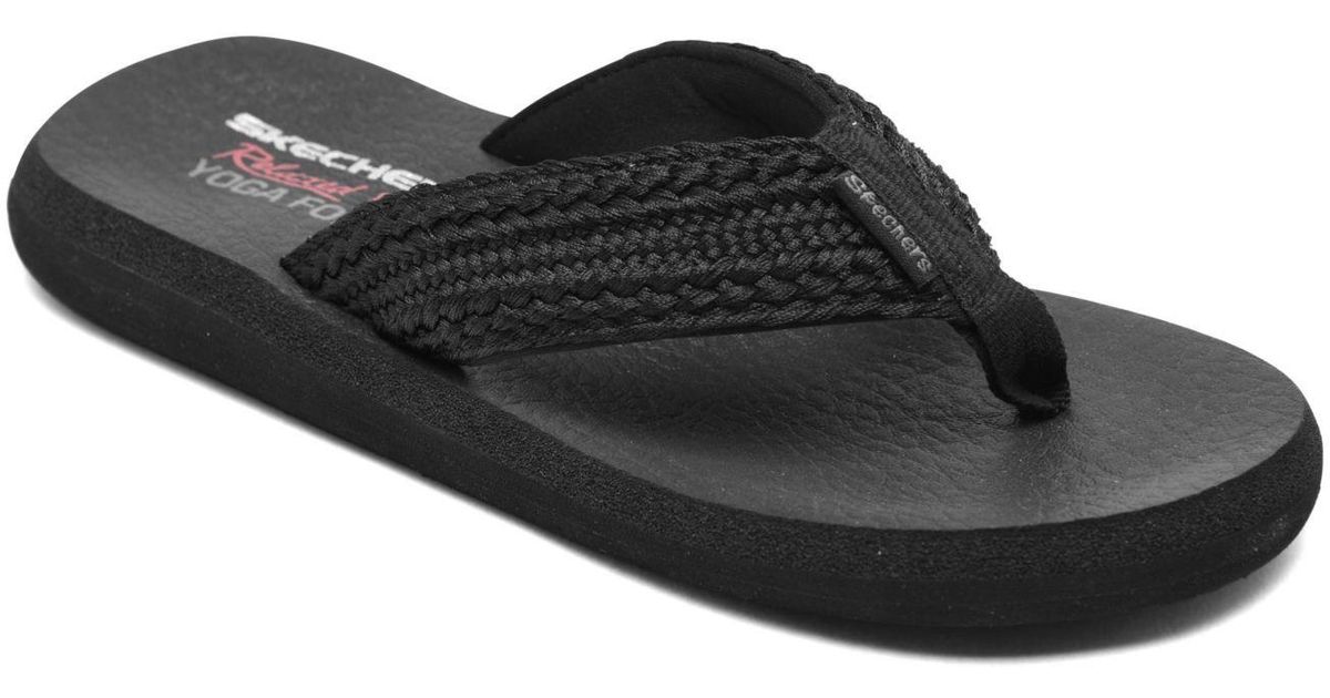 Skechers Cali Asana - Hidden Valley Flip Flop Thong Sandals From Finish ...