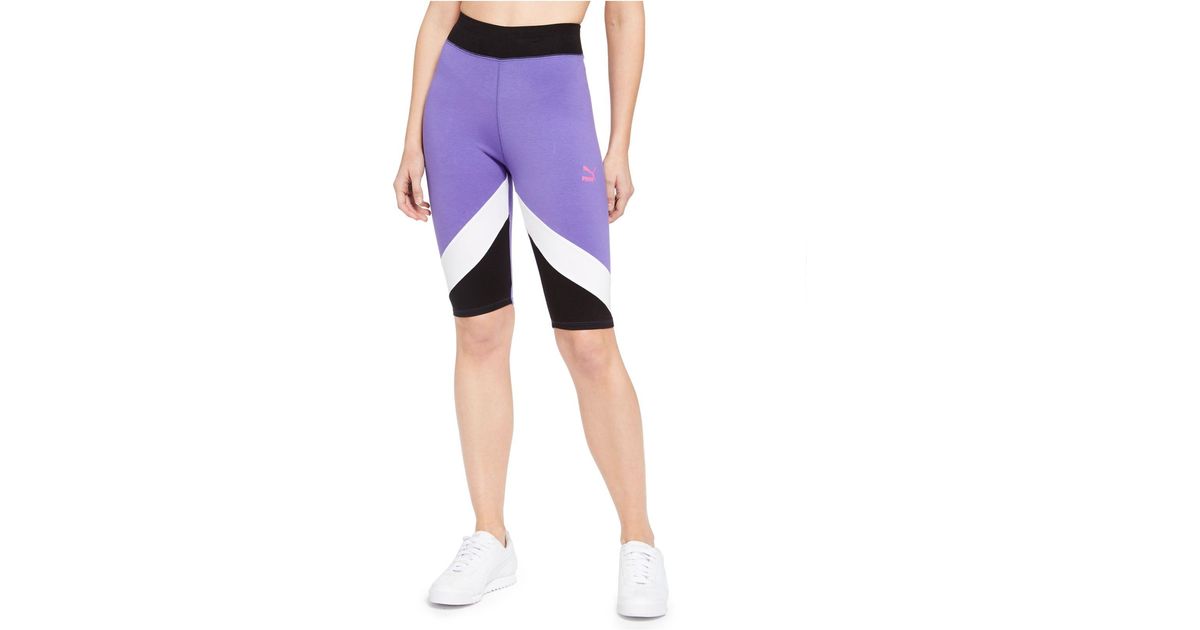 purple bike shorts