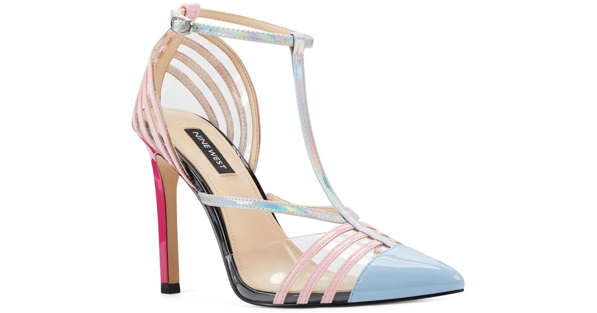 nine west iridescent heels