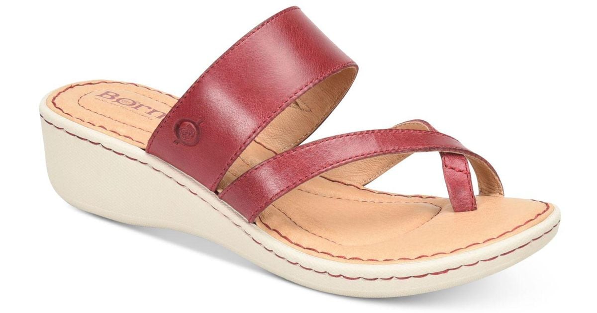 born siene wedge sandal black