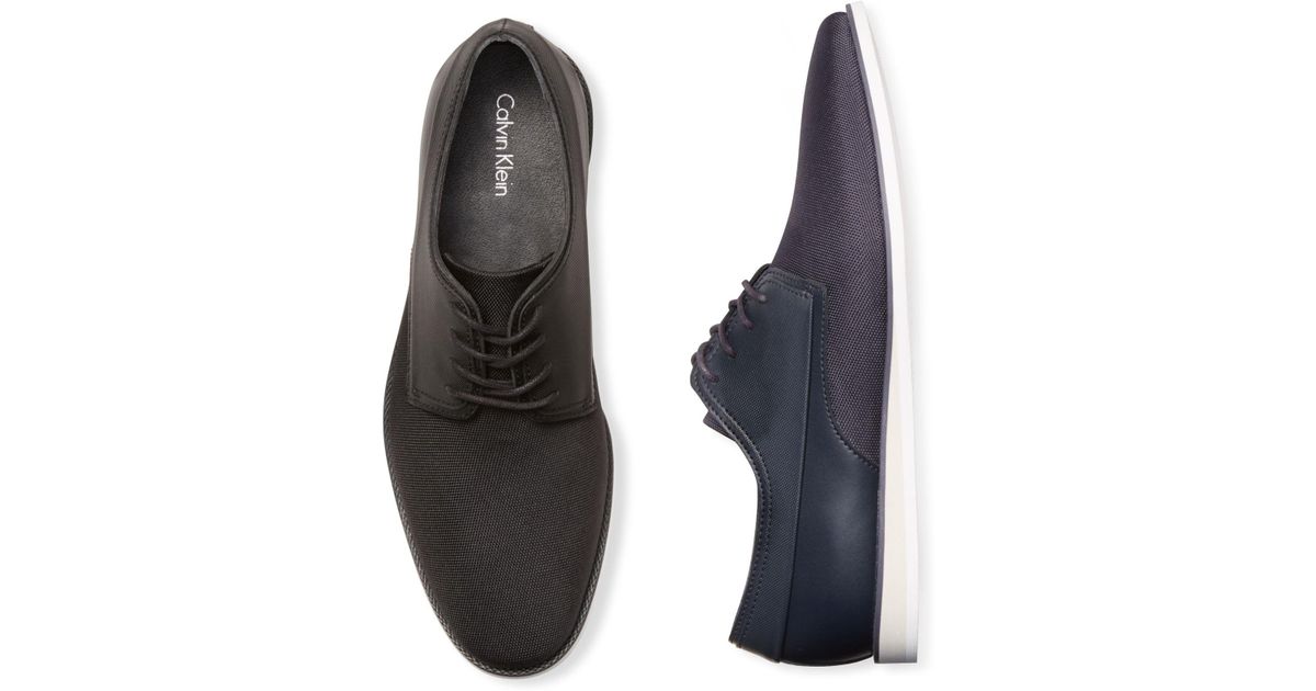 calvin klein men's kellen nylon oxford