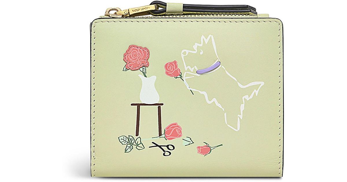 Radley Radley Florist Mini Bifold Wallet in Green Lyst