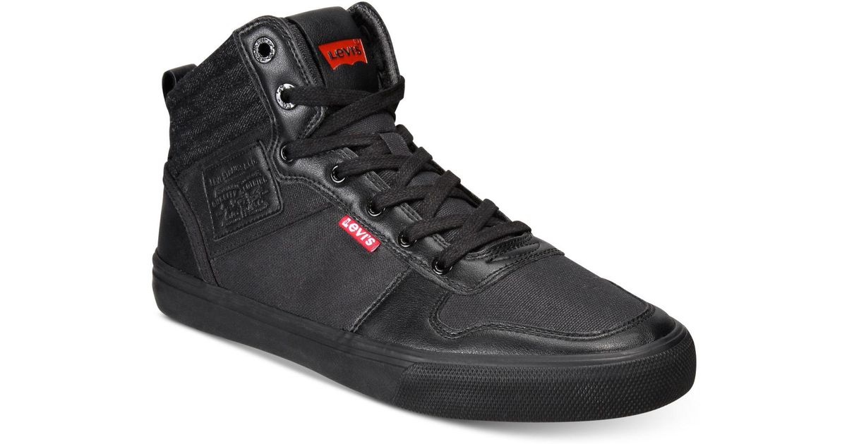 levis black casual shoes