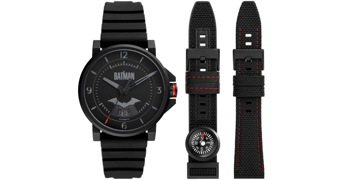 Fossil Automatic Limited Edition The Batman Blacktone Stainless Steel