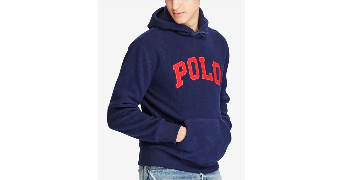 polo ralph lauren navy blue hoodie