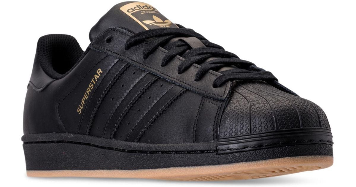 adidas superstar black gum