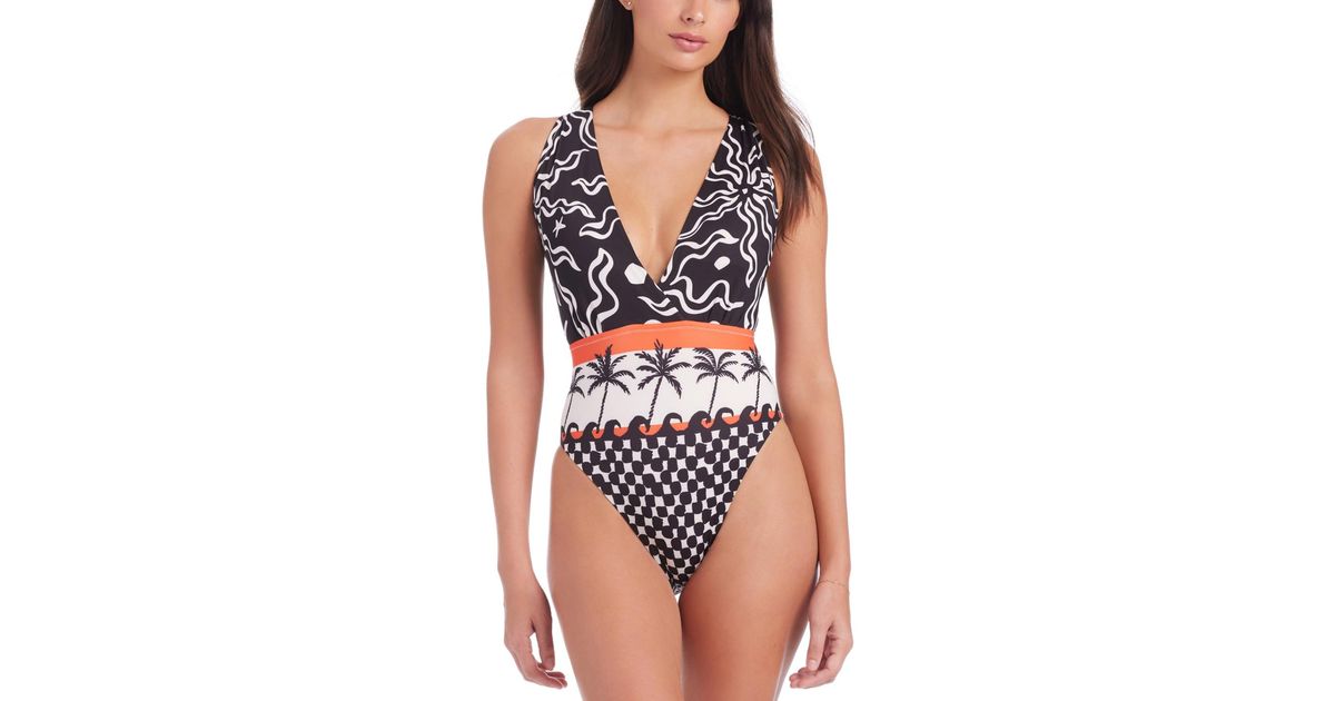 Riviera Retreat Shirred Bandeau Mio One-Piece Swimsuit