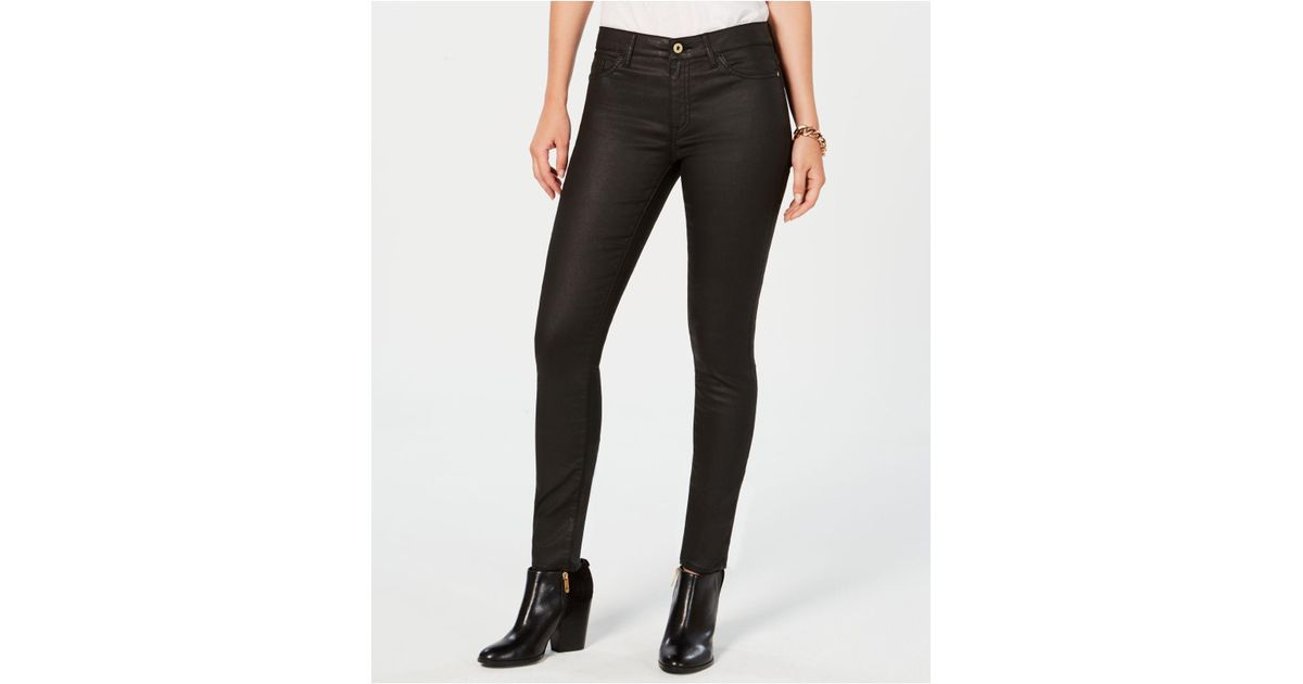 tommy hilfiger coated jeans