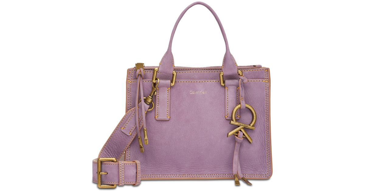 calvin klein purse purple