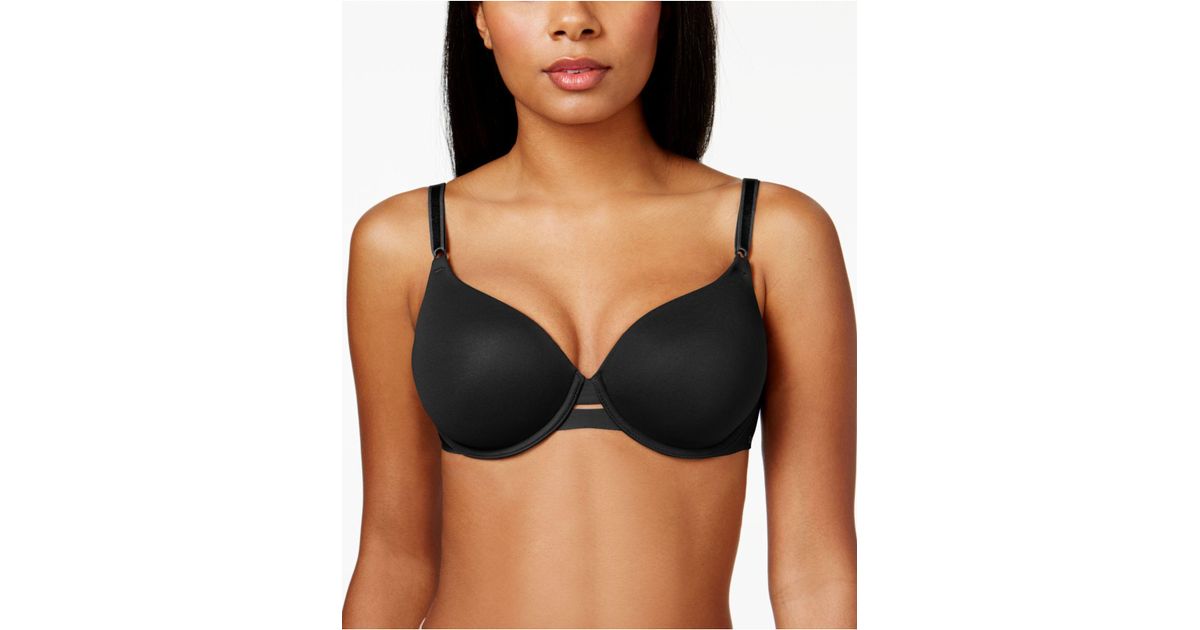 Calvin Klein Women's Invisibles Full Coverage Contour Bra, Black