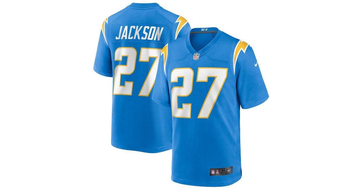 Nike Satin J.c. Jackson Powder Blue Los Angeles Chargers Game Jersey