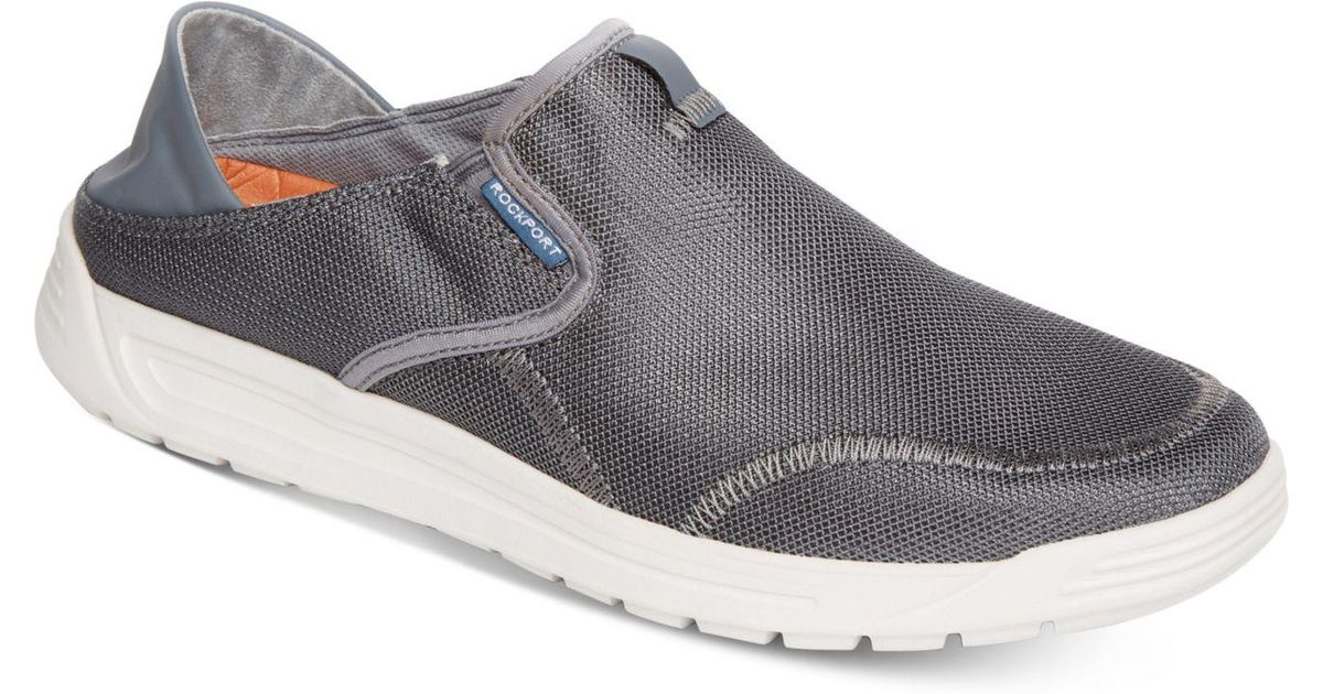 rockport slip on sneakers