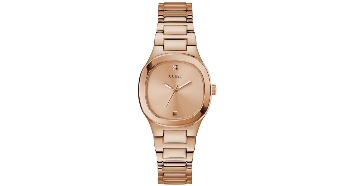 guess rose gold sneakers