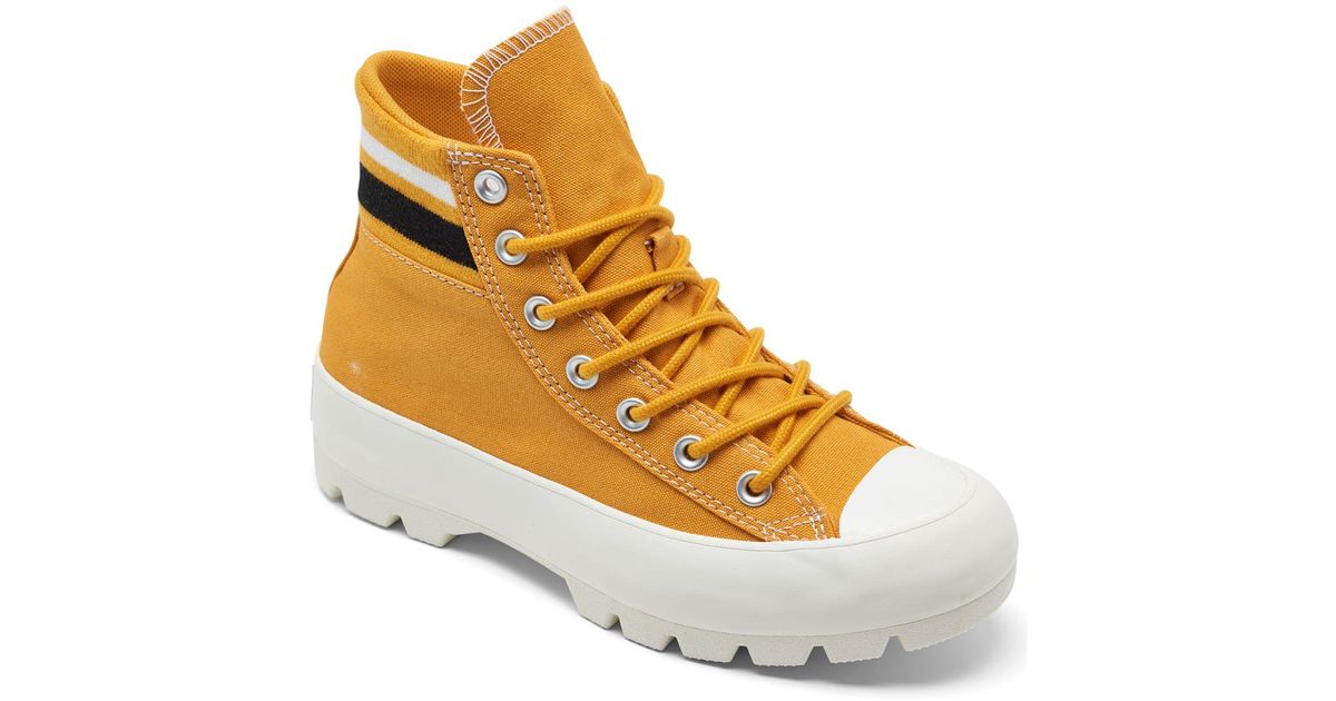 chuck taylor all star lugged varsity high top sneakers