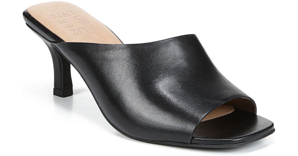 Naturalizer Stacy Mule Dress Sandals in Black | Lyst