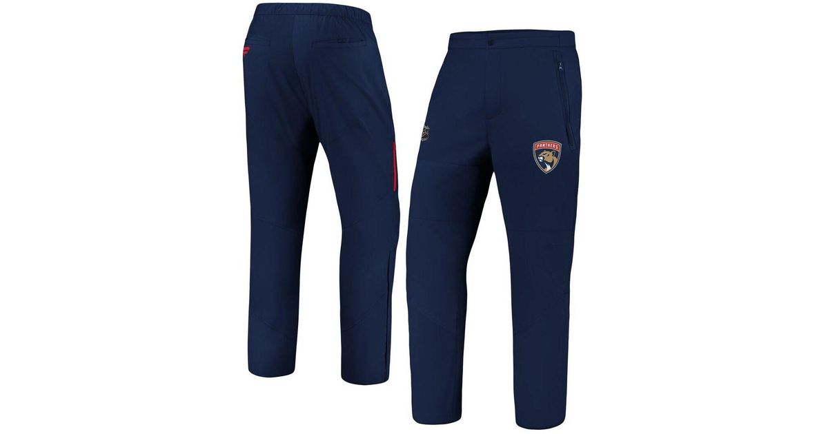 Fanatics Branded Navy Florida Panthers Locker Room Rink Pants in Blue