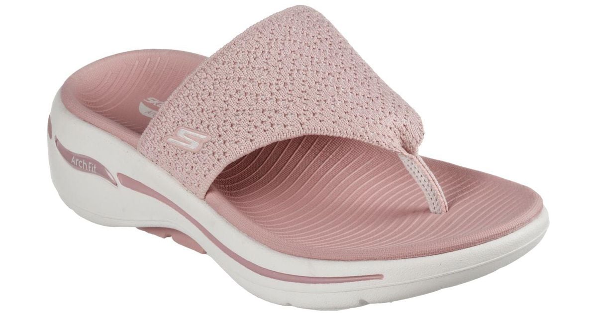 Skechers Go Walk Arch Fit Weekender Arch Support Thong Flip Flop