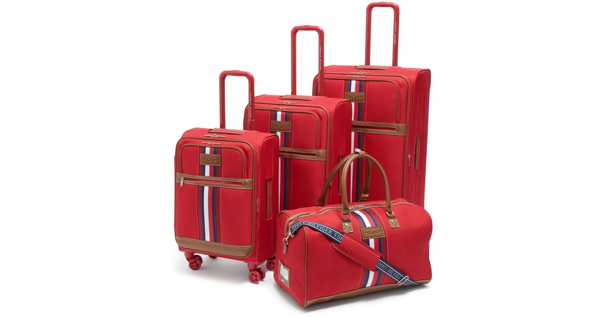 Tommy Hilfiger Logan Softside Luggage Collection in Red Lyst