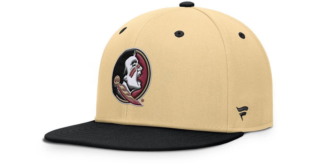 Fsu Hat Color Fanatics Khaki/black Florida State Seminoles Balance Fitted Hat in ...