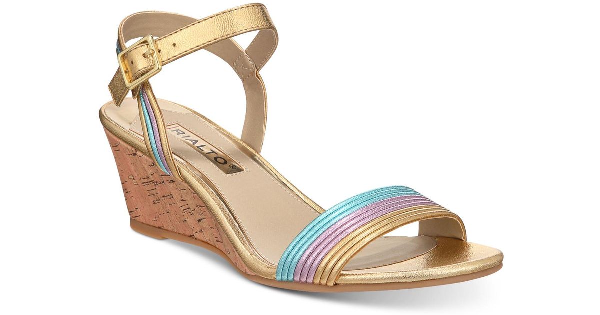 rialto wedge sandals