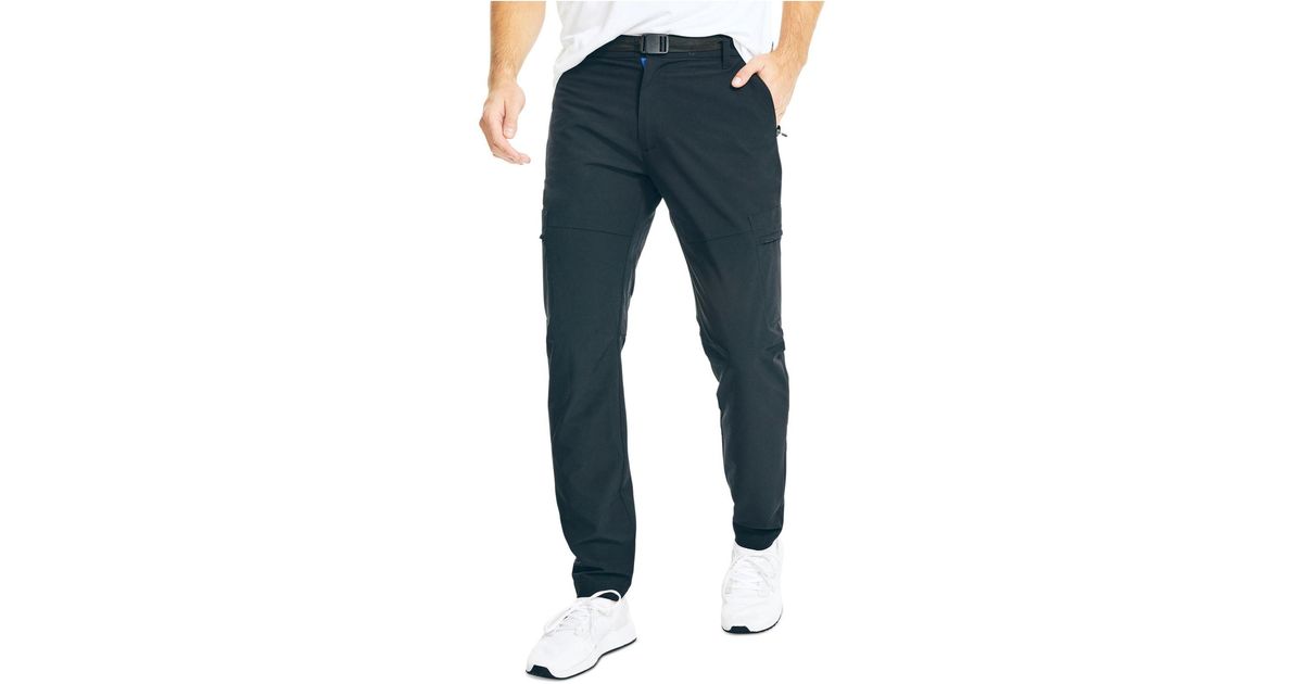 Nautica Navtech Performance Slim-fit Utility Pants in Blue for Men | Lyst