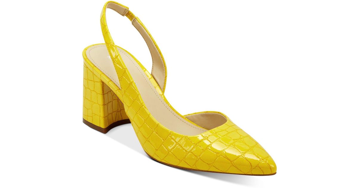 yellow pumps macys
