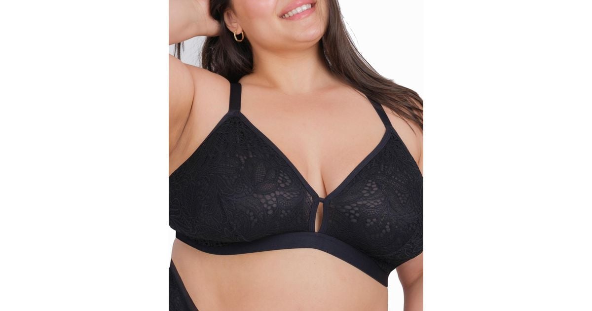 Lively The Palm Lace Busty Bra in Black
