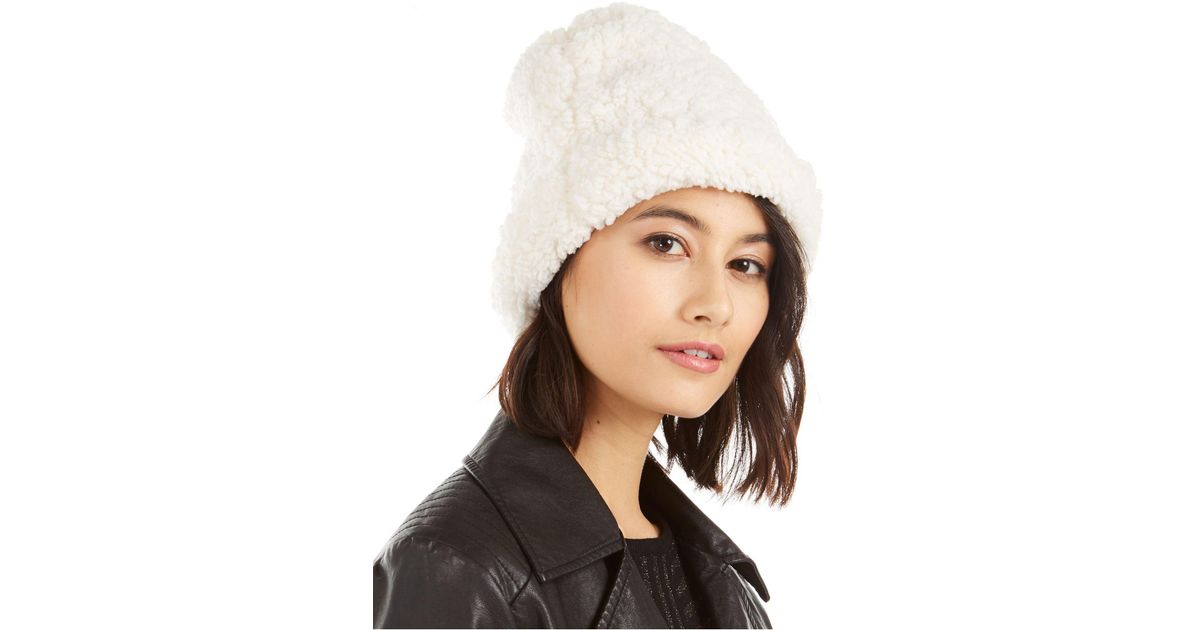 macy's faux fur hats