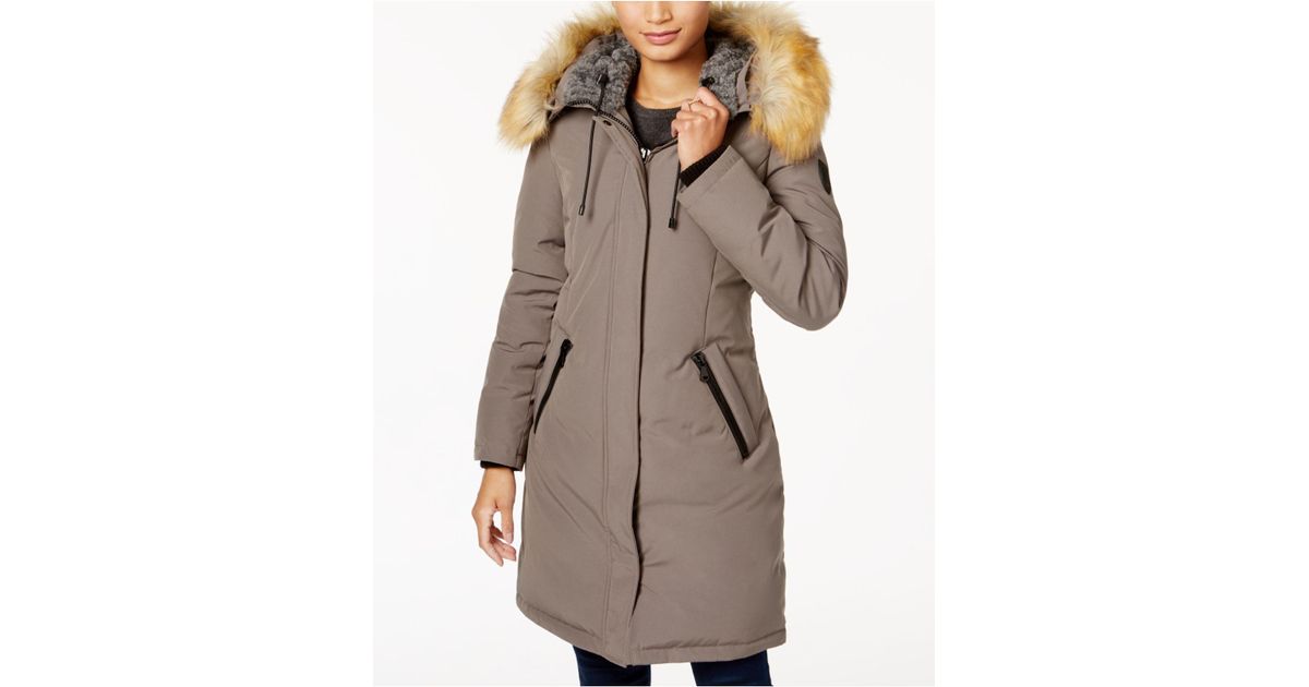 vince camuto hooded parka
