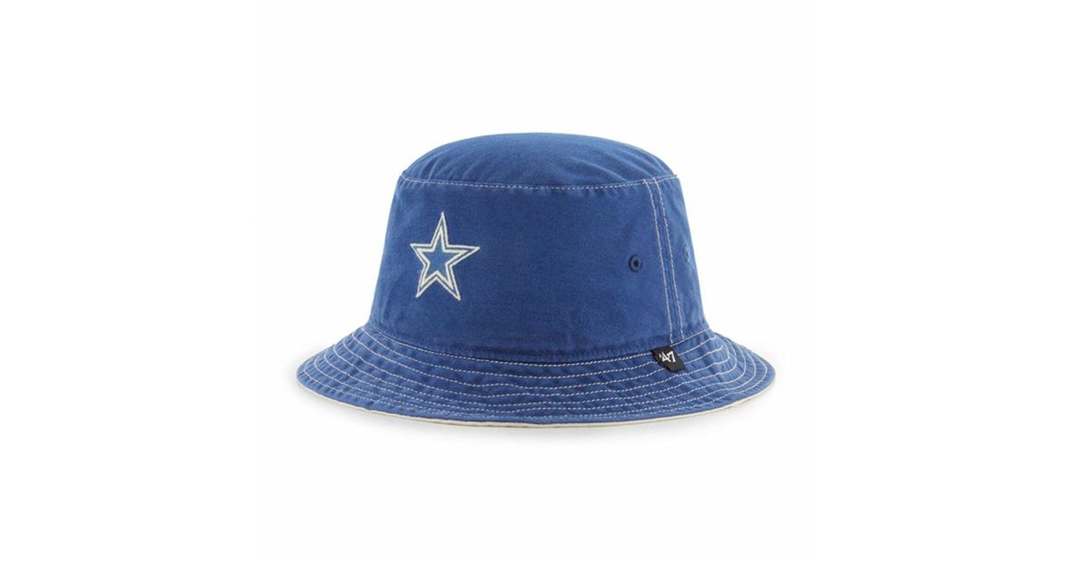 47 Brand Navy Dallas Cowboys Trailhead Bucket Hat in Blue for Men | Lyst
