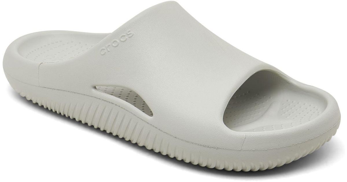 Crocs™ Mellow Recovery Slide Sandals From Finish Line in Gray for Men ...