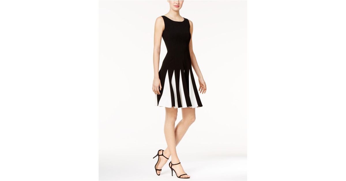 black and white tommy hilfiger dress