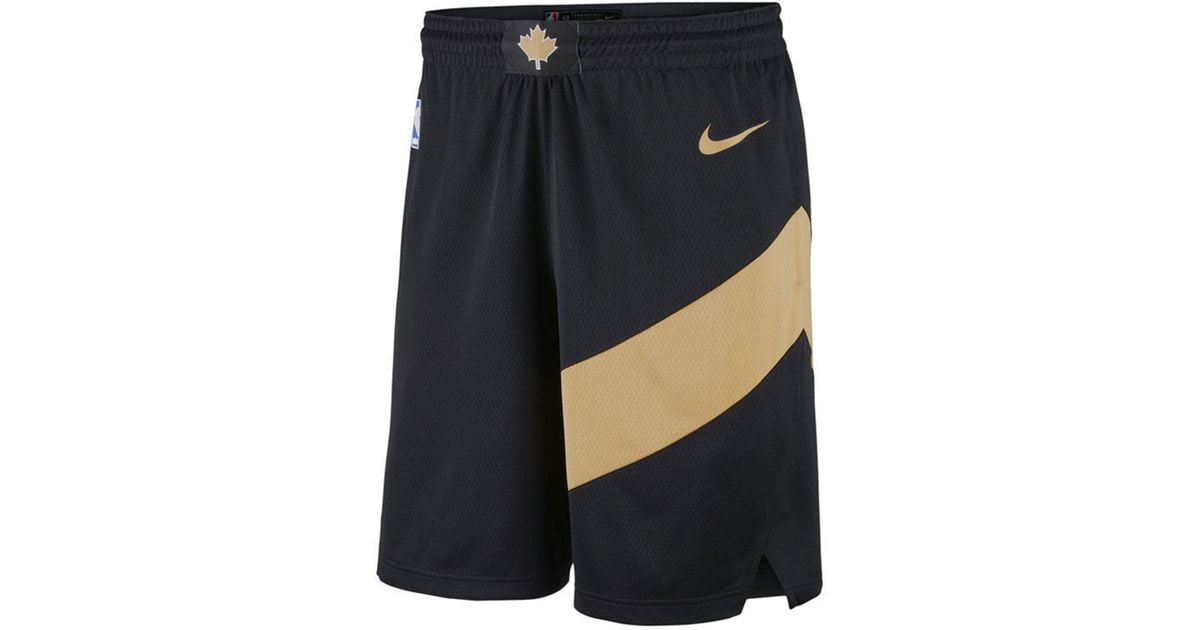 black and gold nike shorts