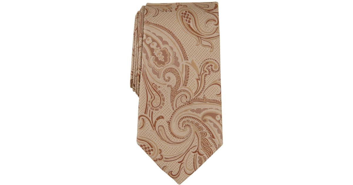 Michael Kors Marbella Paisley Tie in Natural for Men Lyst